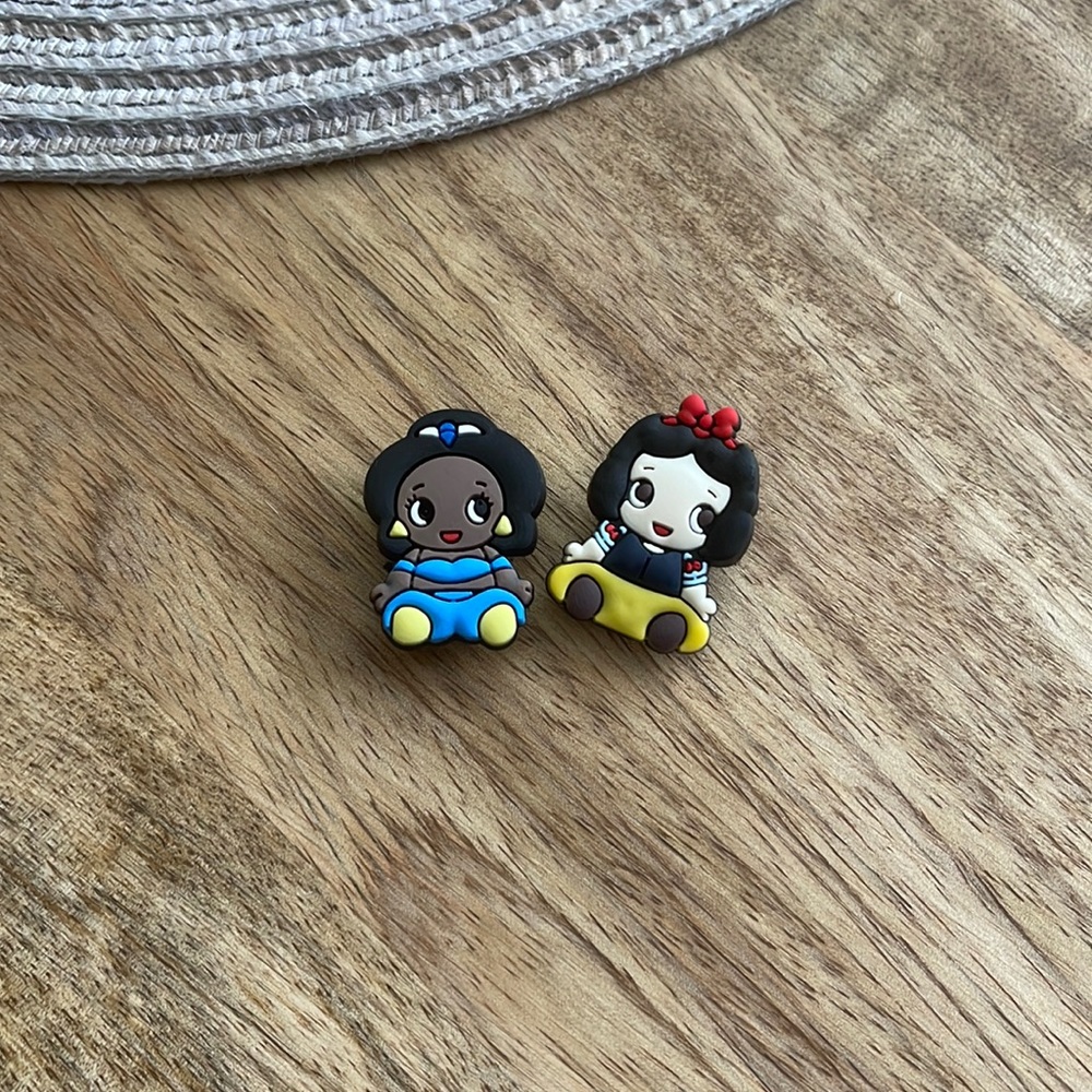 Disney Princess croc shoe charms set of 2